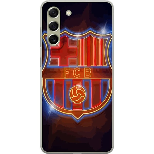 Samsung Galaxy S21 FE 5G Läpinäkyvä kuori FC Barcelona