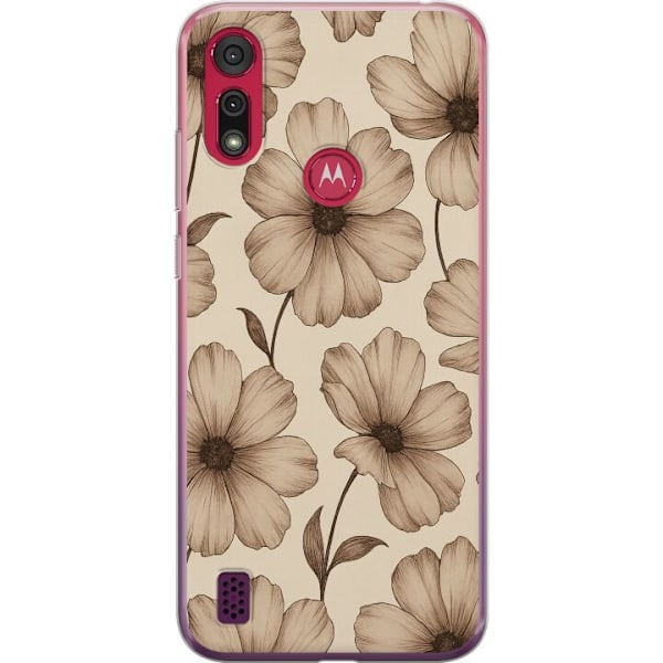 Motorola Moto E6s (2020) Läpinäkyvä kuori Pastel Rush