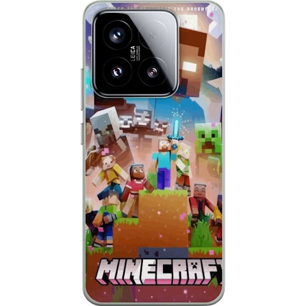 Xiaomi 15 Gennemsigtig cover Minecraft