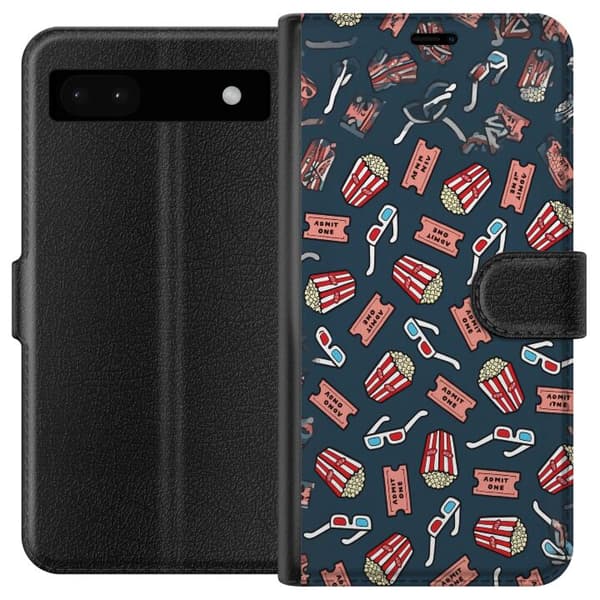 Kompatibel Tegnebogsetui til Google Pixel 6a Biokväll blå