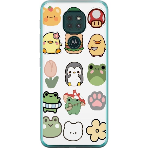 Motorola Moto G9 Play Läpinäkyvä kuori Kawaii Friends