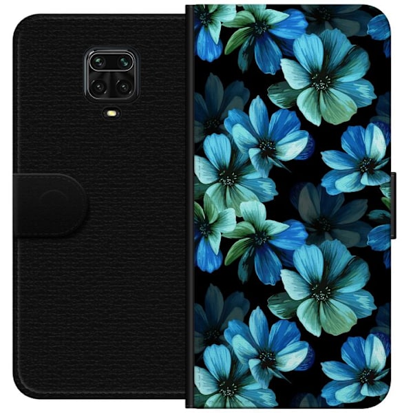Xiaomi Redmi Note 9S Tegnebogsetui Blomster
