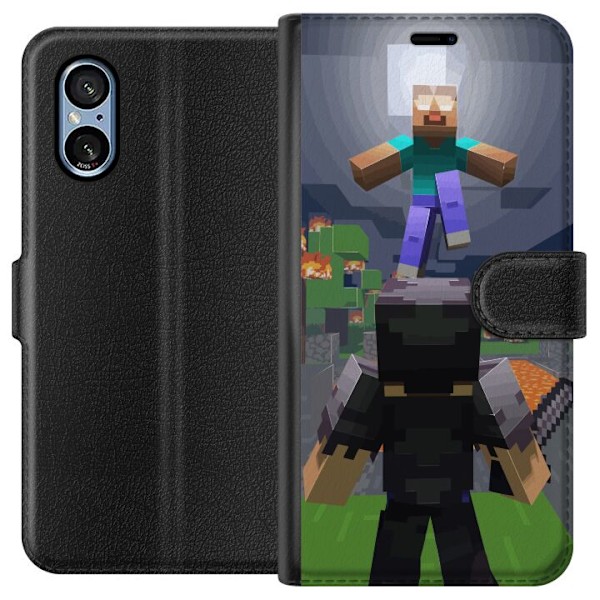 Sony Xperia 10 VI Lompakkokotelo Minecraft