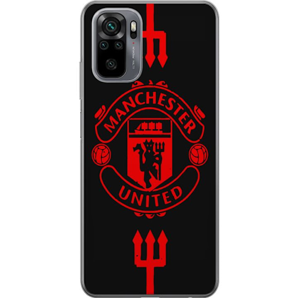 Xiaomi Redmi Note 10 Läpinäkyvä kuori ManchesterUnited