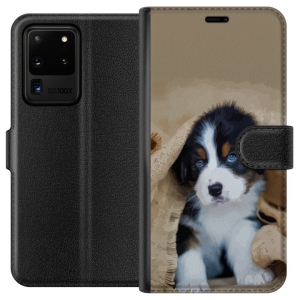 Samsung Galaxy S20 Ultra Plånboksfodral Hundbebis