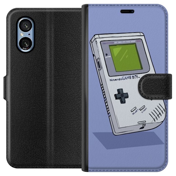 Sony Xperia 5 V Plånboksfodral Game Boy Lila