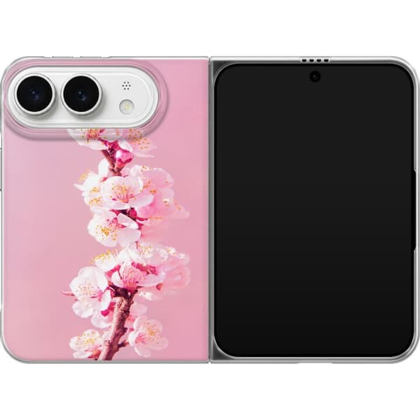 Kompatibelt Mobildeksel til Apple iPhone Duo Rosa blomkvist rosa
