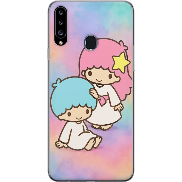 Samsung Galaxy A20s Läpinäkyvä kuori Kawaii Sanrio Kiki Lol
