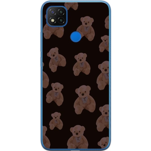 Xiaomi Redmi 9C Gjennomsiktig deksel En bjørn flere bjørner
