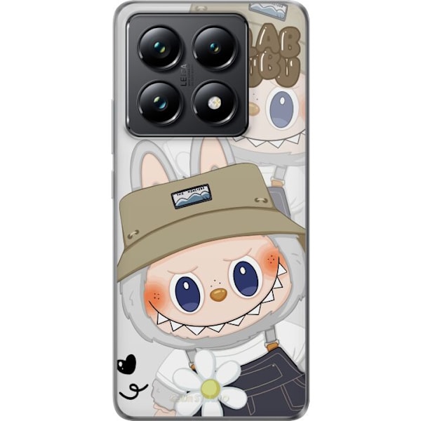 Xiaomi 14T Läpinäkyvä kuori Labubu Minimal Mood - Yksinkertainen ja tyylikäs hirviösuunnittelu