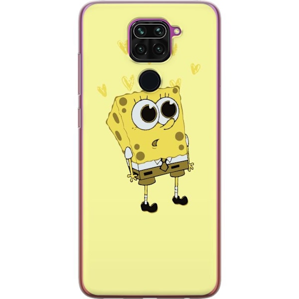 Xiaomi Redmi Note 9 Genomskinligt Skal SpongeBob SquarePants