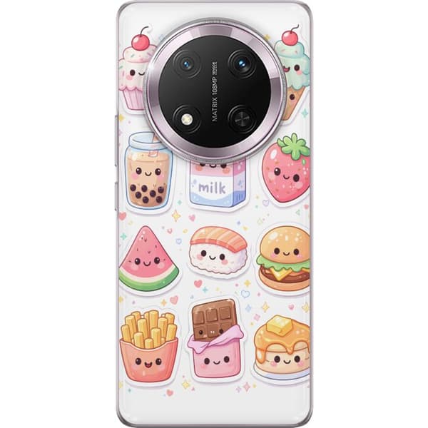 Kompatibelt Mobildeksel til Honor Magic7 Lite pixelmonster grön