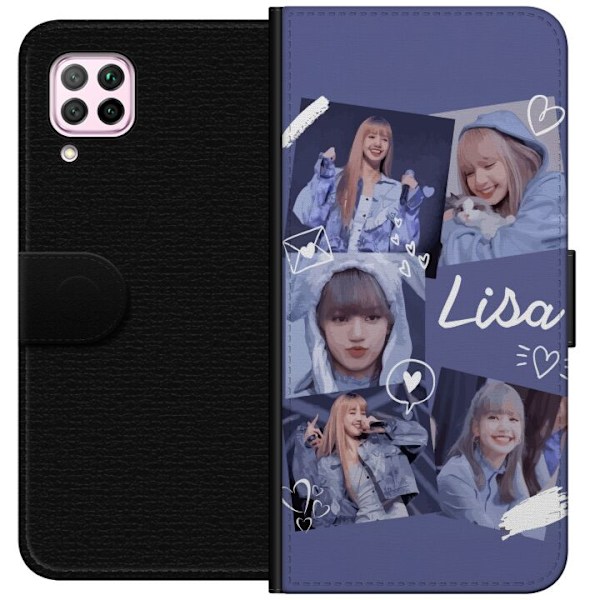 Huawei P40 lite Plånboksfodral Lisa Blackpink – Aesthetic K-pop Queen