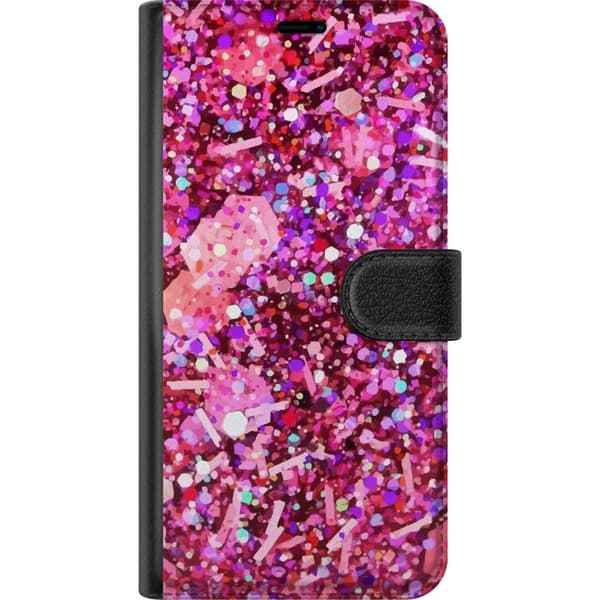 Kompatibelt Plånboksfodral till Samsung Galaxy A40 Glitter
