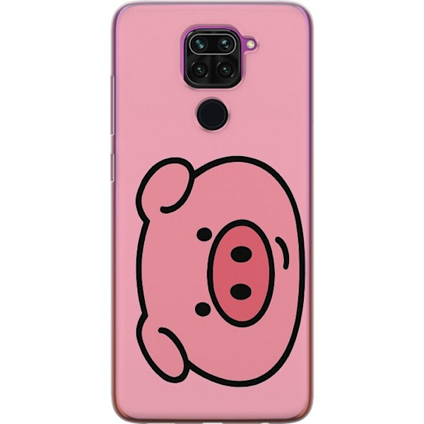 Xiaomi Redmi Note 9 Läpinäkyvä kuori Kawaii Piggy