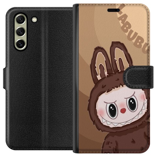 Samsung Galaxy S21 FE 5G Lommeboketui Labubu Sky Kosebamse - H