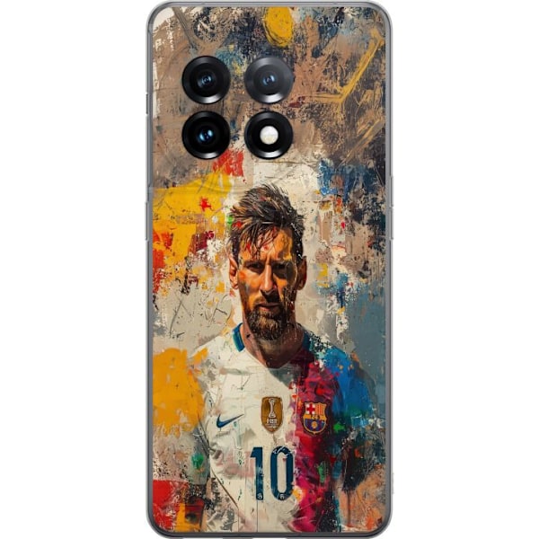 OnePlus 11R Läpinäkyvä kuori Messi Art