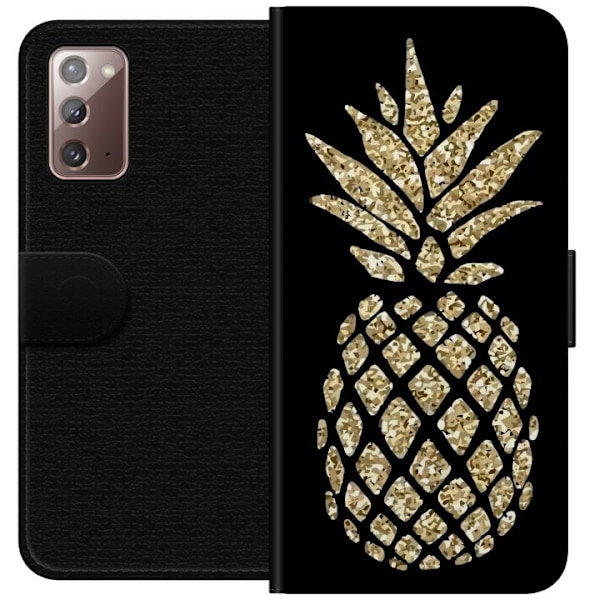 Samsung Galaxy Note20 Tegnebogsetui Ananas