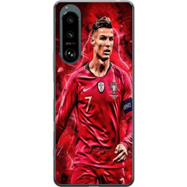 Sony Xperia 5 III Genomskinligt Skal Ronaldo Skills – CR7 Design för Äkta Supporters