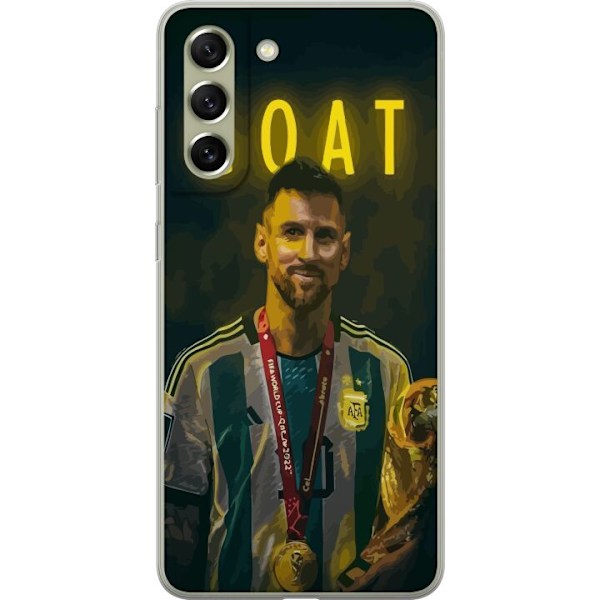 Samsung Galaxy S21 FE 5G Genomskinligt Skal Goat Messi