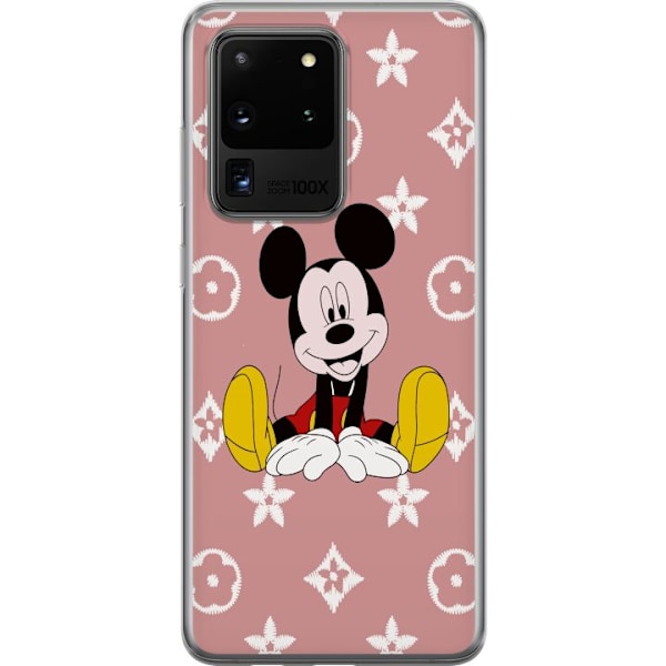 Samsung Galaxy S20 Ultra Läpinäkyvä kuori Mickey Mouse