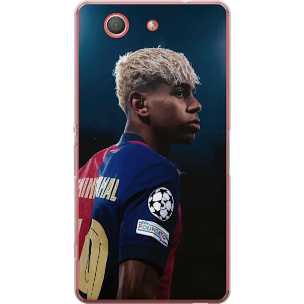 Sony Xperia Z3 Compact Läpinäkyvä kuori Lamine Yamal - Barcelonan ihmelapsi fokuksessa