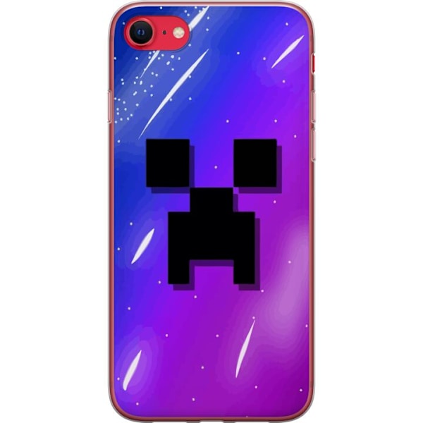 Apple iPhone SE (2022) Genomskinligt Skal Minecraft