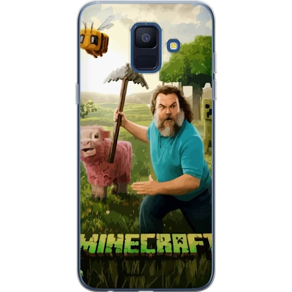 Samsung Galaxy A6 (2018) Genomskinligt Skal A Minecraft Movie