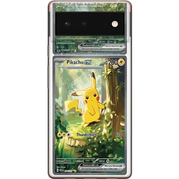 Kompatibelt Mobilskal till Google Pixel 6 Pikachu grön