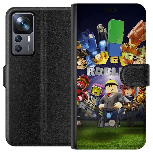 Xiaomi 12T Pro Tegnebogsetui Roblox Verden - Gaming Eventyr for Børn og Unge