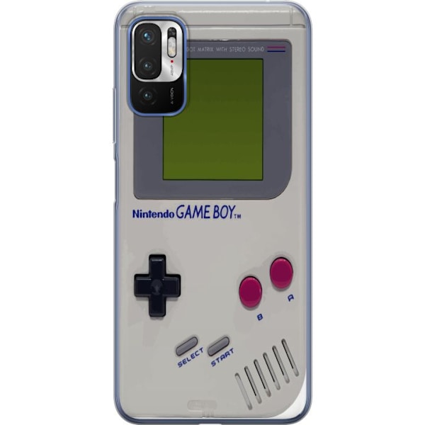 Xiaomi Redmi Note 10 5G Genomskinligt Skal Game Boy