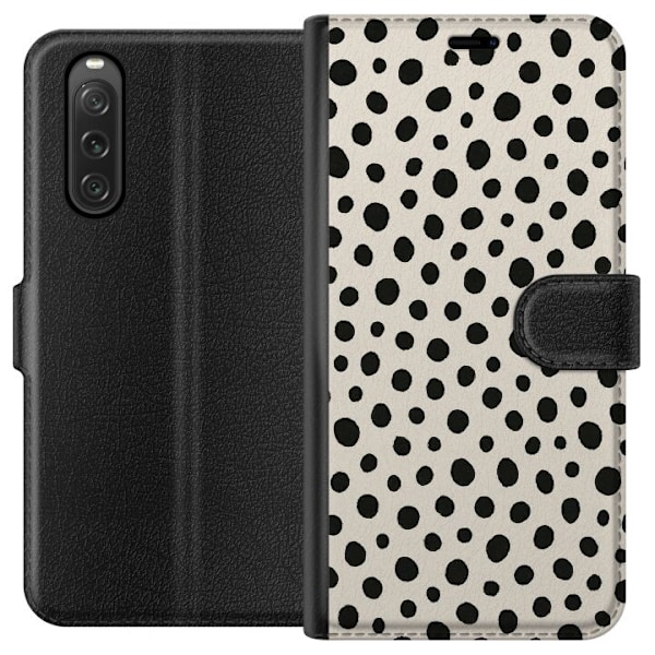 Sony Xperia 10 V Plånboksfodral Dot Dance