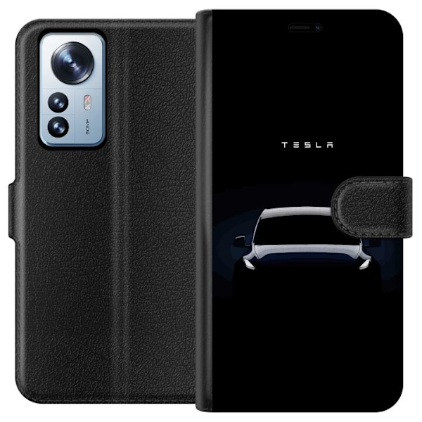 Xiaomi 12 Pro Lommeboketui Tesla