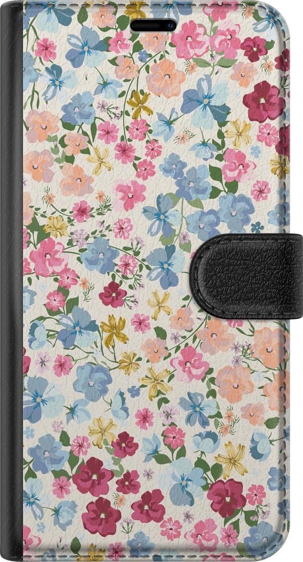 Kompatibelt Lommeboketui til Xiaomi Redmi 10C Blomster