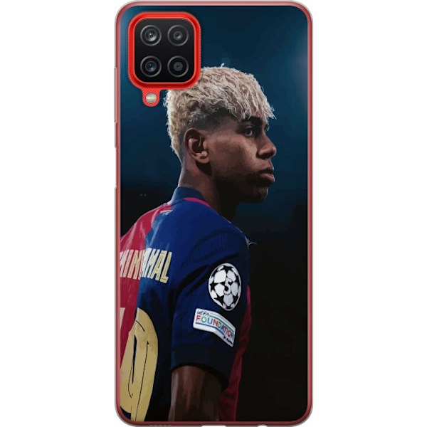 Samsung Galaxy A12 Läpinäkyvä kuori Lamine Yamal - Barcelon