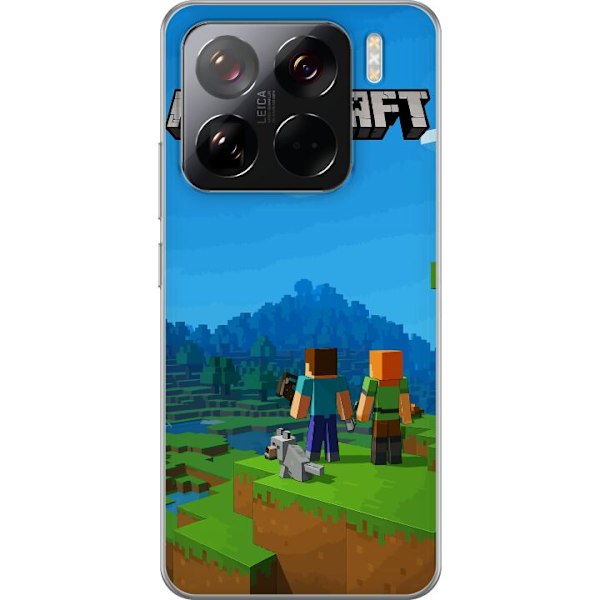 Xiaomi 15 Pro Gennemsigtig cover Minecraft Key Art