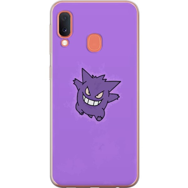 Samsung Galaxy A20e Genomskinligt Skal Gengar (Pokémon)