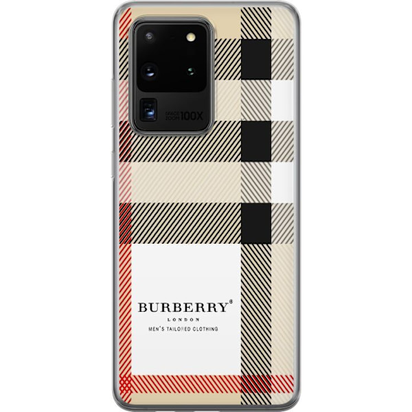 Samsung Galaxy S20 Ultra Gjennomsiktig deksel Burberry