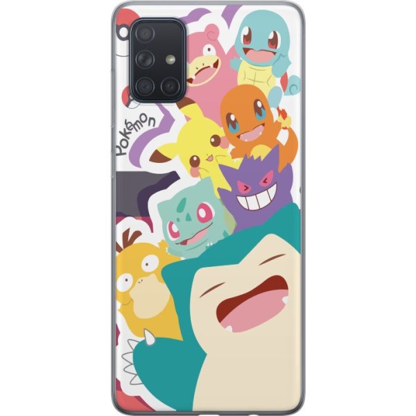Samsung Galaxy A71 Gennemsigtig cover Pokemon