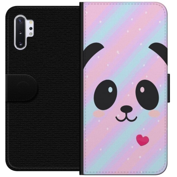 Samsung Galaxy Note10+ Lompakkokotelo Sateenkaari Panda