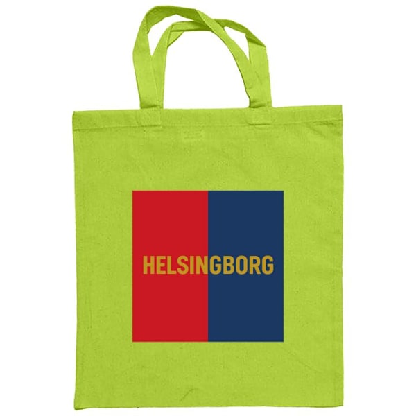 Kangaskassi | Kestävä Ostoskassi Kangasta Helsingborg - jalkapallo Vaaleanvihreä one size