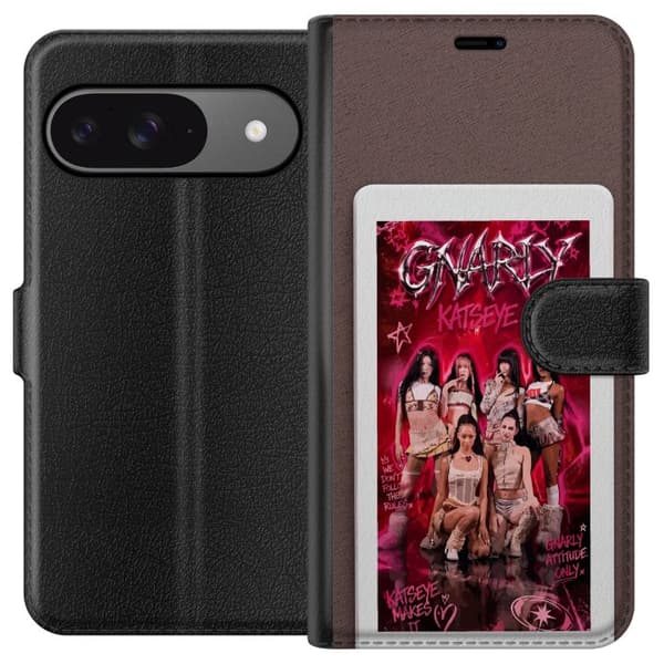 Kompatibelt Lommeboketui til Google Pixel 9 KATSEYE rosa