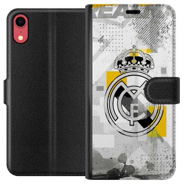 Apple iPhone XR Lompakkokotelo Real Madrid