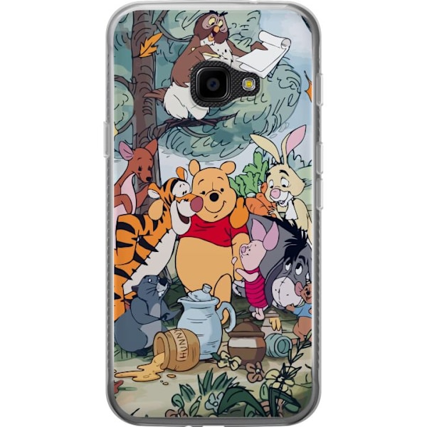 Samsung Galaxy Xcover 4 Läpinäkyvä kuori Nalle Puh ja hänen ystävänsä