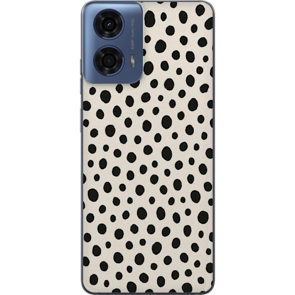 Motorola Moto G24 Läpinäkyvä kuori Dot Dance