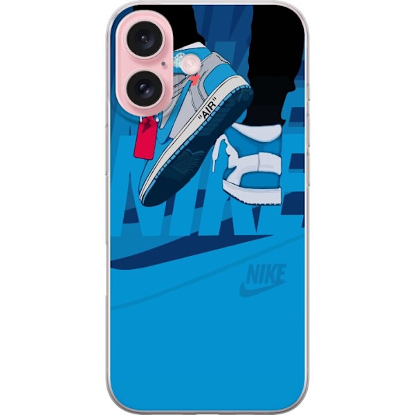 Apple iPhone 16 Läpinäkyvä kuori Nike