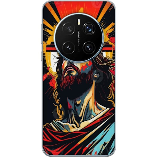 Honor Magic7 Pro Läpinäkyvä kuori Jeesus ja Kortti - uskonnollinen motiivi syvällä symboliikalla