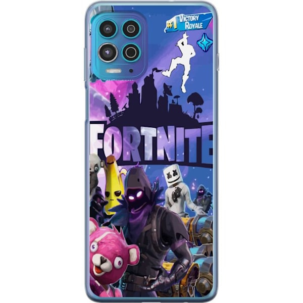 Motorola Moto G100 Gjennomsiktig deksel Fortnite