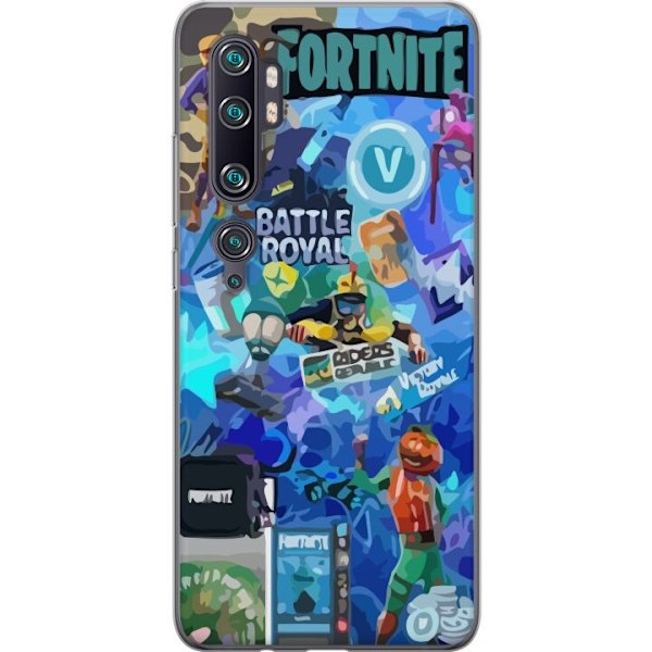 Xiaomi Mi Note 10 Pro Gjennomsiktig deksel Fortnite