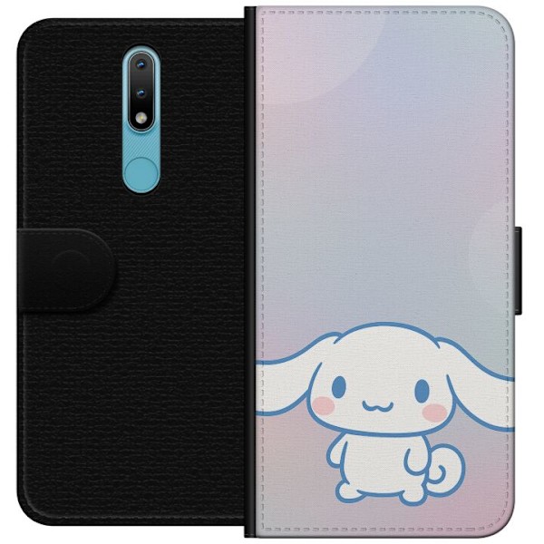 Nokia 2.4 Tegnebogsetui Kawaii Sanrio Cinnamonroll
